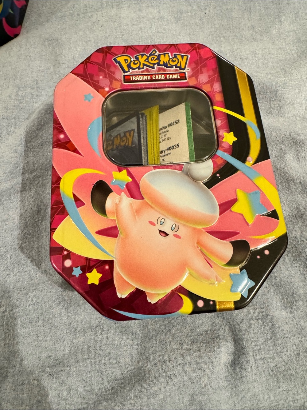 MISC Pokemon Cards in Clefable Tin